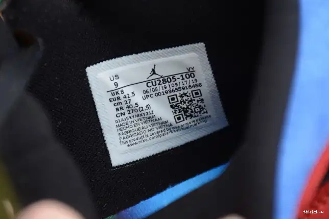 Reps TBkick Mid SE the Great Blue Fearless Air CU2805-100 Jordan 1 0605
